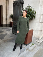 Khaki Knit Dress